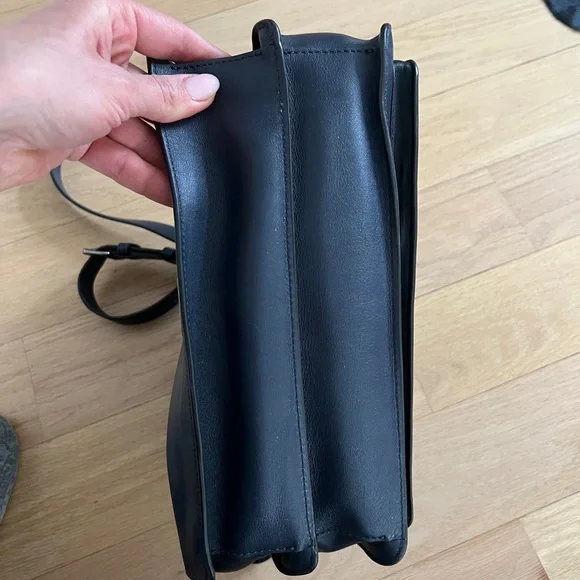 Rebecca Minkoff Black Suede and Leather Crossbody Bag - Picture 16 of 16